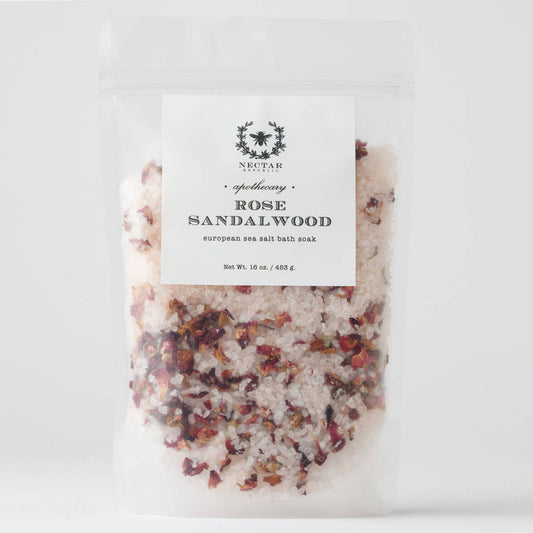 Nectar Republic - Rose Sandalwood : Bath Soak Refill Pouch