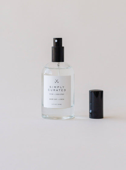 Simply Curated - Olive Leaf + Lemon Room + Linen Spray