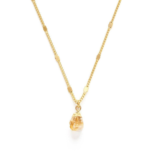 Amano Studio - Raw Cut Gemstone Necklaces: Citrine
