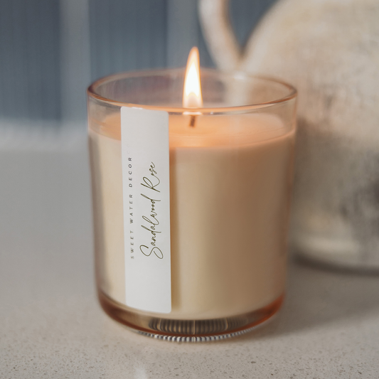 Sweet Water Decor - Sandalwood Rose 12 oz Candle