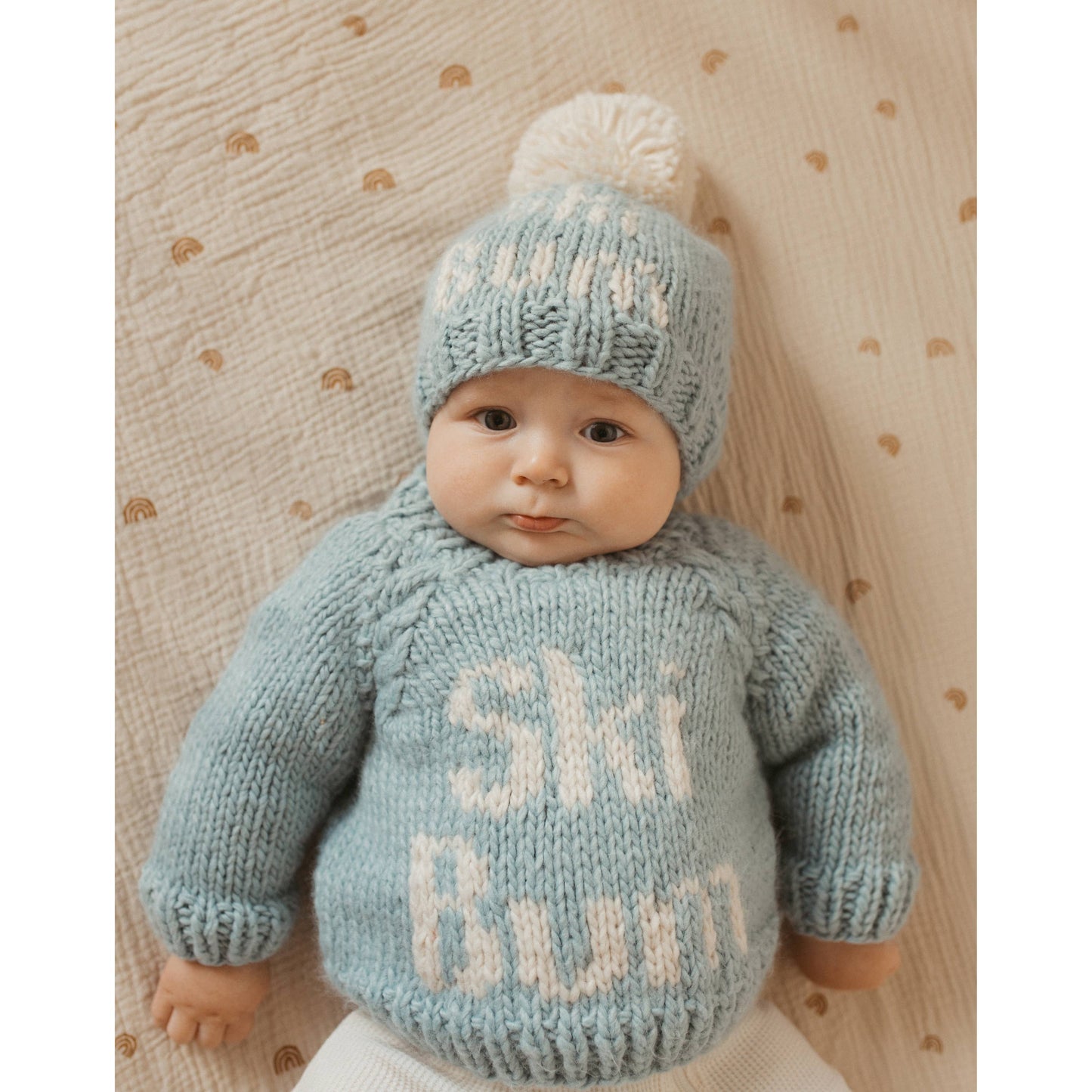 Huggalugs - Ski Bum Surf Crew Neck Sweater Baby & Toddler: 12-18 months