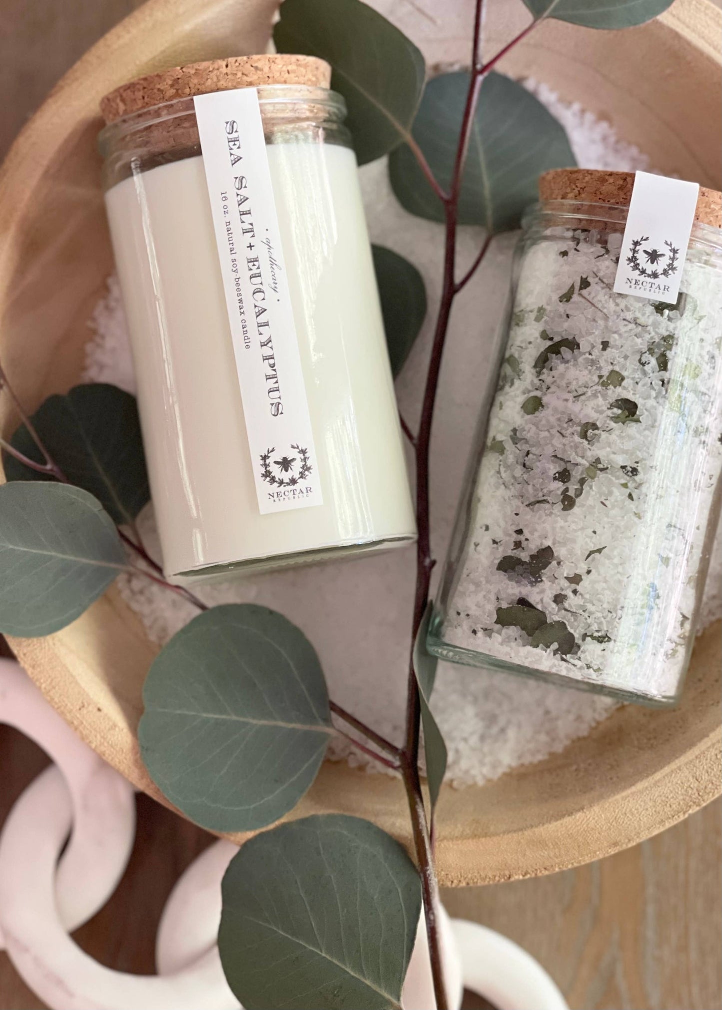 Nectar Republic - Sea Salt + Eucalyptus : Bath Soak Tube