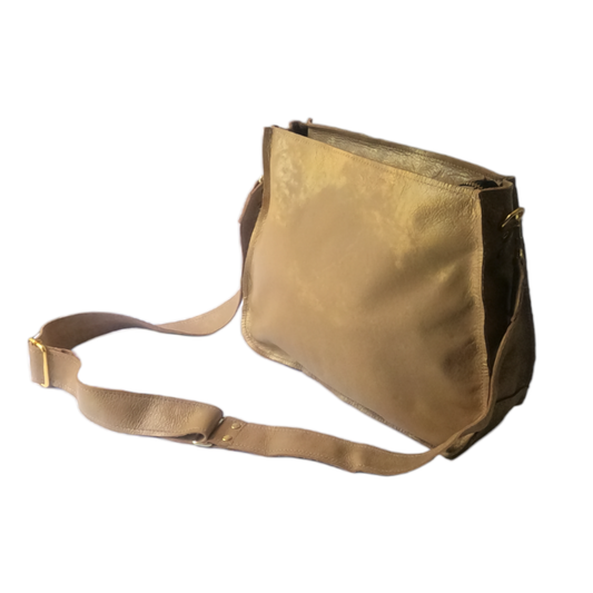 Beaudin Wholesale - Alison Crossbody In Bronze Leather