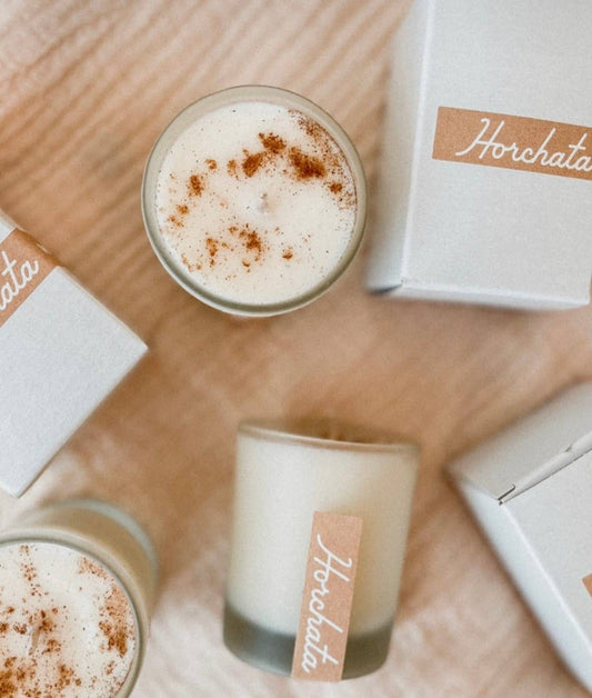SIN-MIN - Horchata Candle - (Sweet Cinnamon & Vanilla) 3oz Travel Size