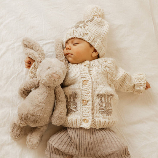Huggalugs - Whiskers Bunny Rabbit Cardigan Baby & Toddler: 12-18 months