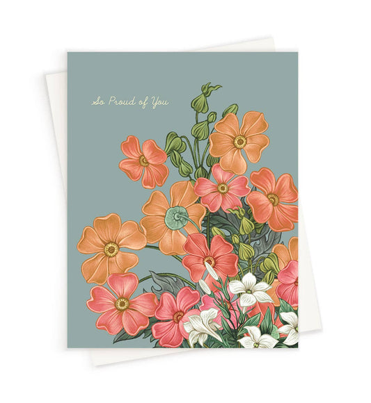 LINNA - So Proud Bouquet Card: Single Card