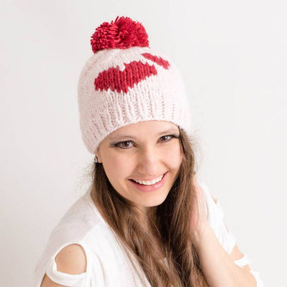 Huggalugs - Sweetheart Knit Beanie Hat SALE: L (2-6 years)