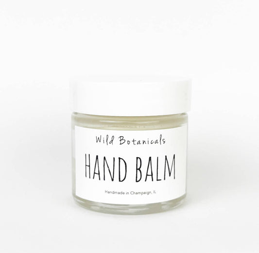 Wild Botanicals - Hand Balm 1oz Glass Jar