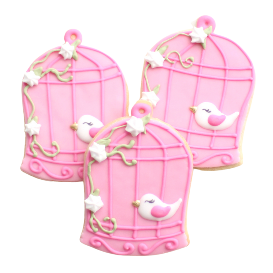 Sweet Sanctions LLC - Bird Cage Cookies: Peach