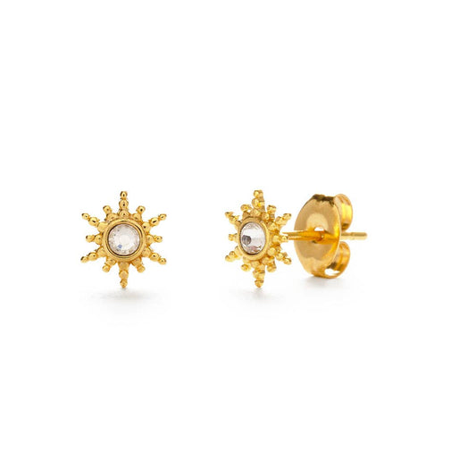 Amano Studio - Starburst Stud Earrings: Crystal