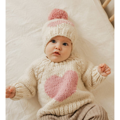 Huggalugs - Sweetheart Crew Neck Sweater Baby & Toddler: 6-12 months