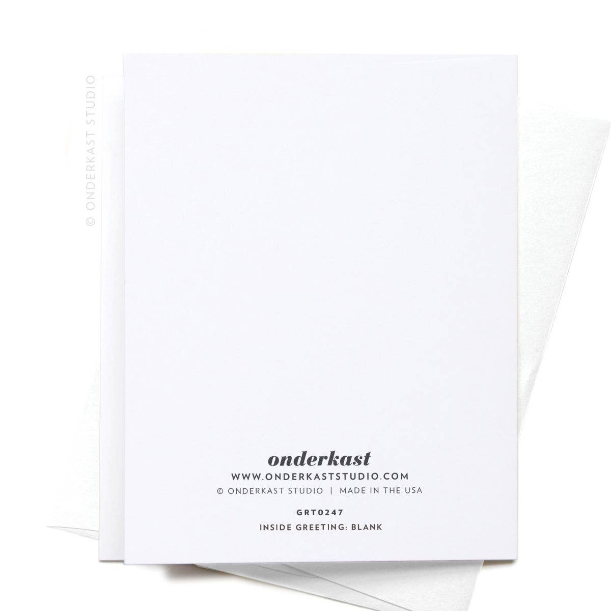 Onderkast Studio - Sending You Peace & Love Greeting Card: Light