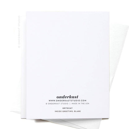 Onderkast Studio - Sending You Peace & Love Greeting Card: Light