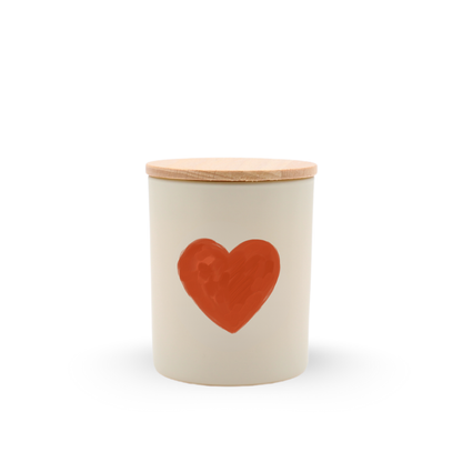 ROAM Homegrown - Heart Travel Candle in Amber Vetiver