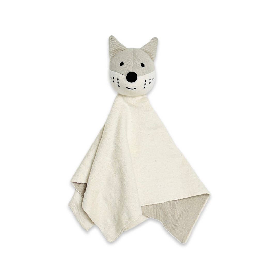 Viverano Organics - Fox - Organic Baby Lovey Security Blanket Cuddle Cloth: Natural