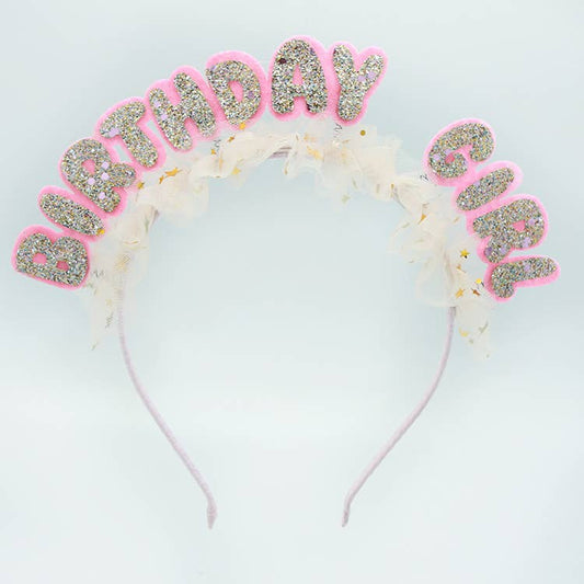 Sparkle Sisters by Couture Clips - Tulle Birthday Girl Headband