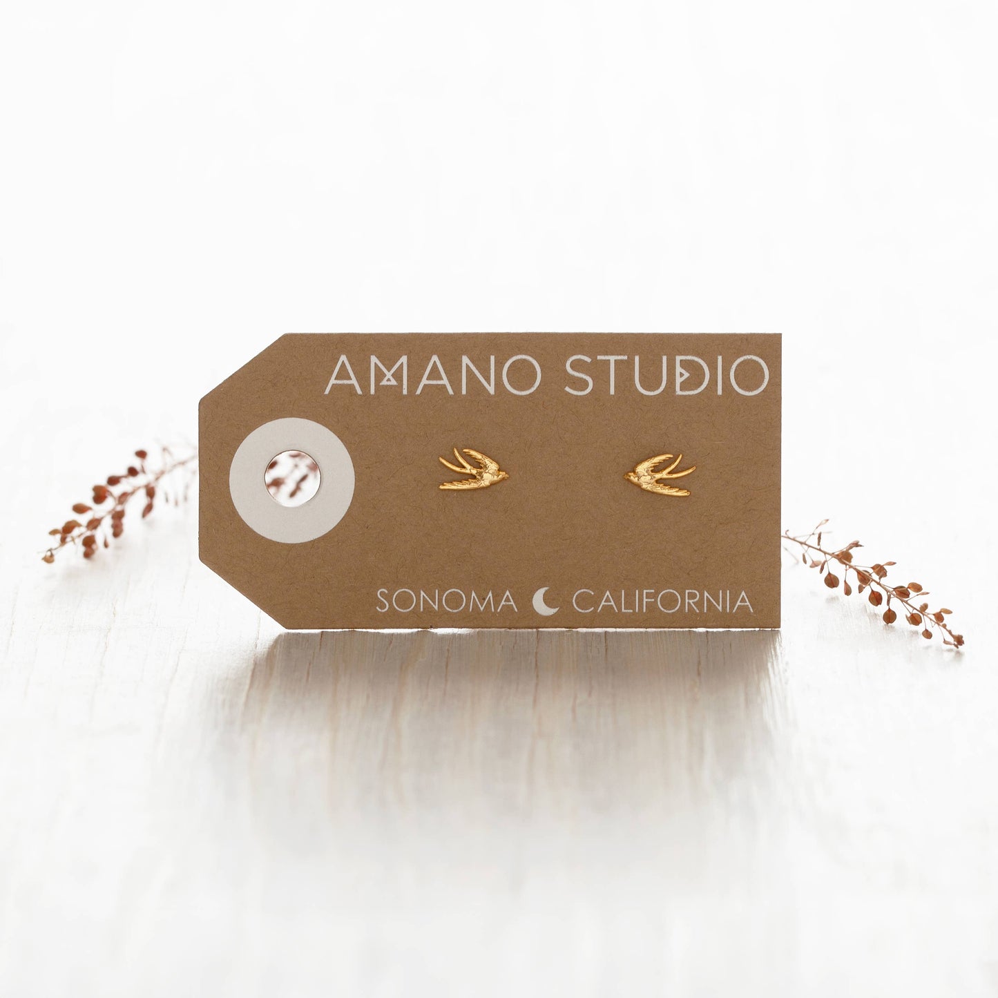 Amano Studio - Swallow Bird Stud Earrings