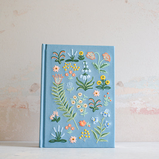 Menagerie Garden Embroidered Journal