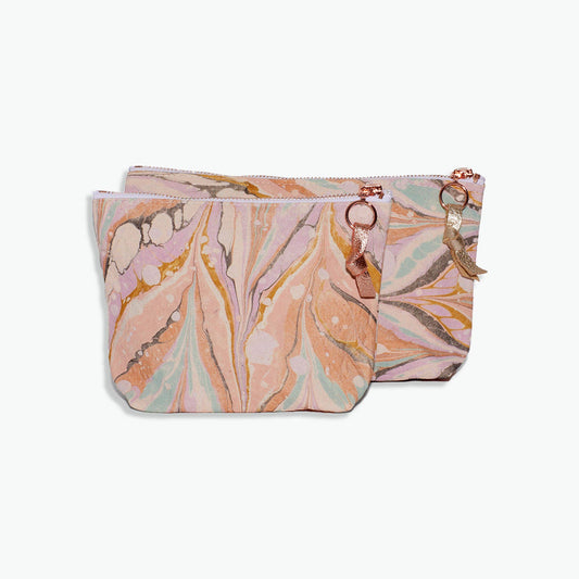 Love Mert - Astral Marbled Pouch Tiger Lily Small