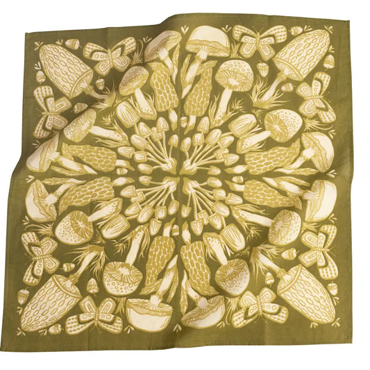 Handker Bandanas - No. 016 Mushrooms Badana