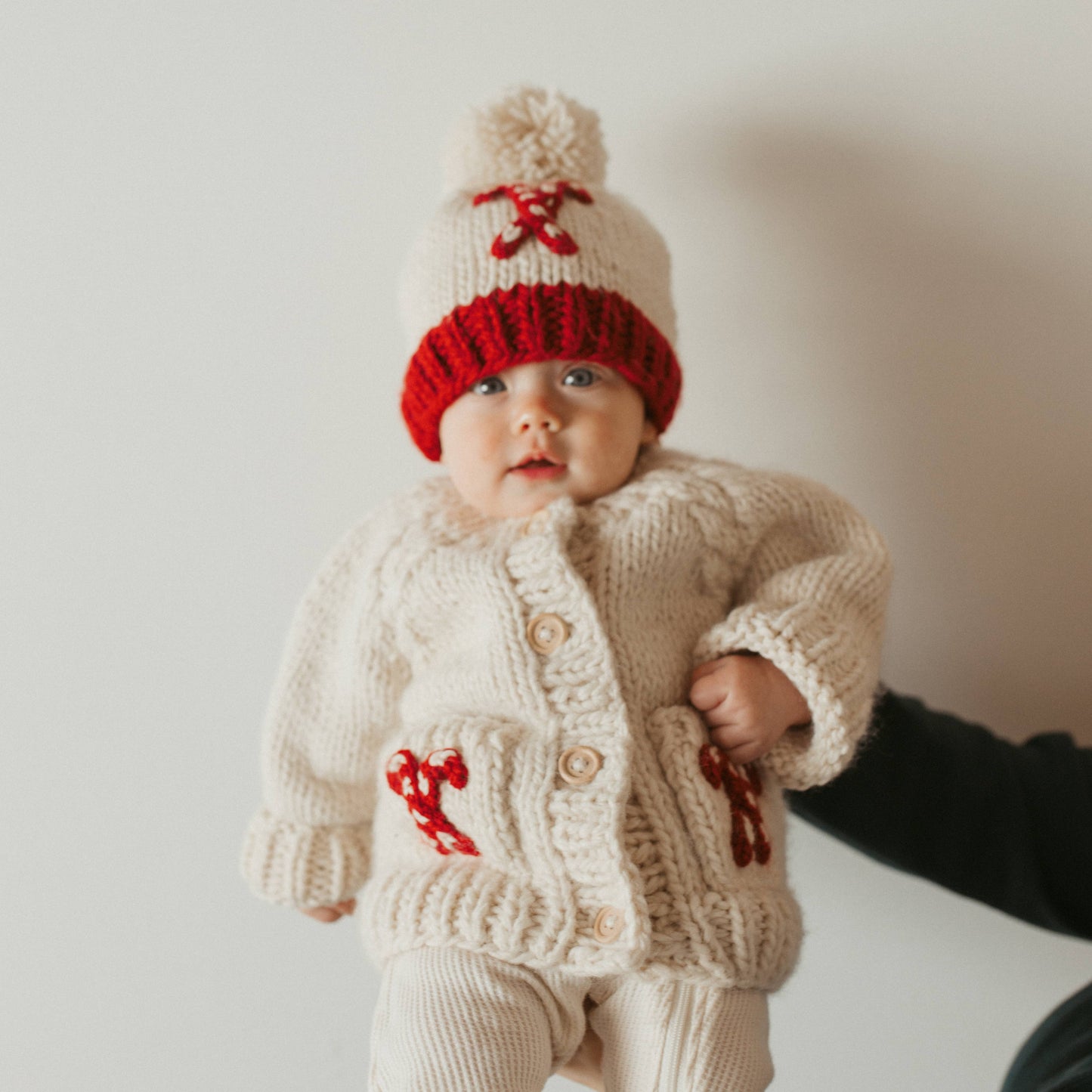 Huggalugs - Candy Cane Cardigan Sweater  Baby & Toddler: 18-24 months