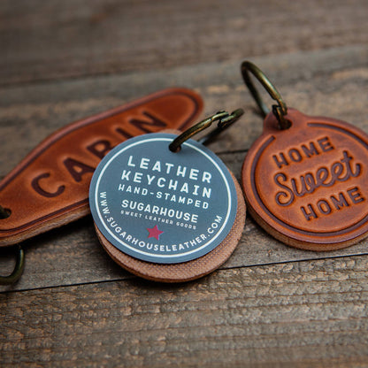 Sugarhouse Leather - Savannah Leather Keychain Motel Style