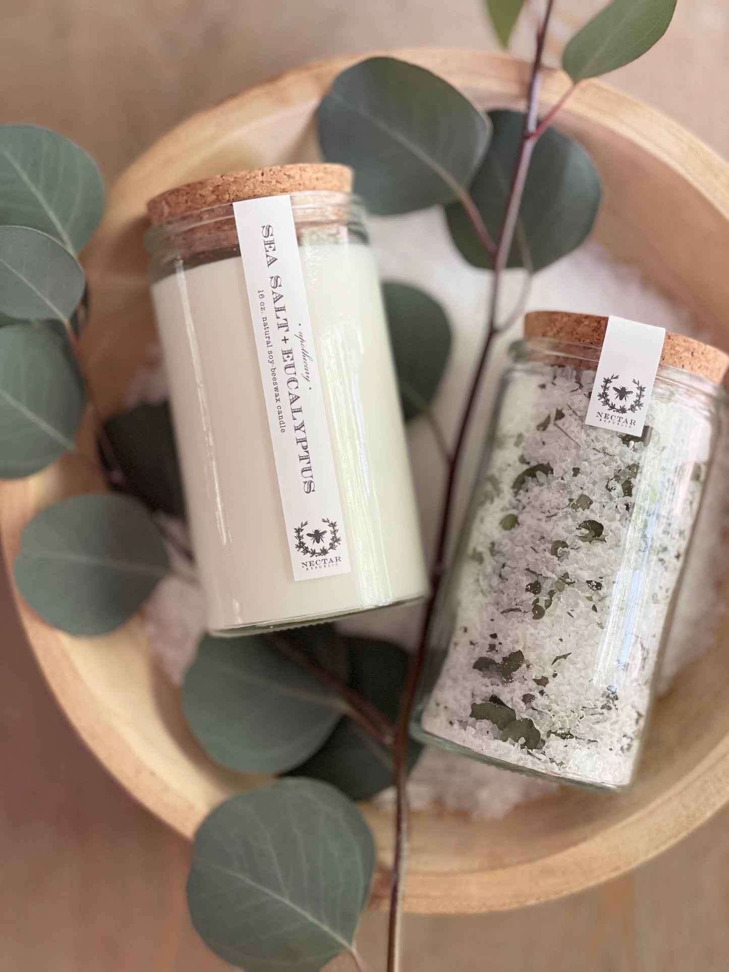 Nectar Republic - Sea Salt + Eucalyptus : Bath Soak Tube