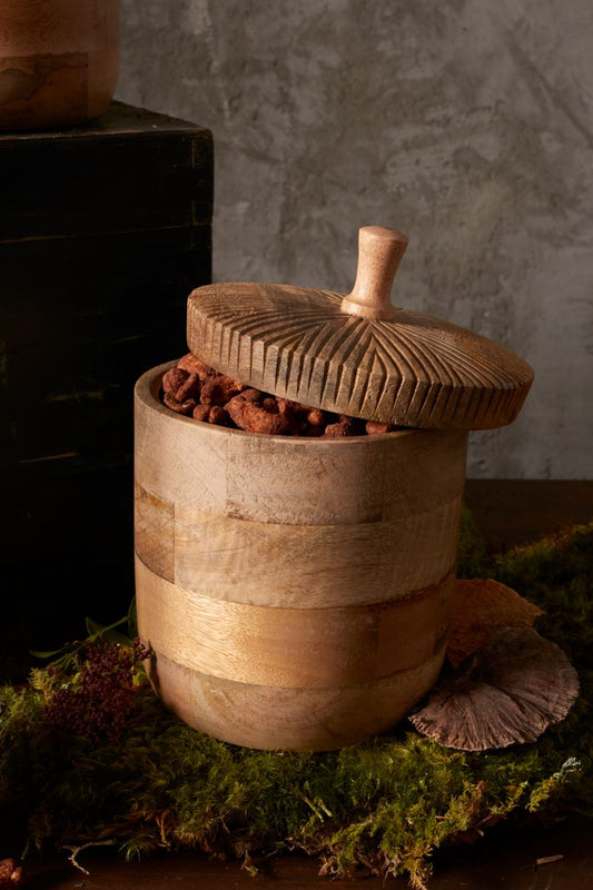 OAKNUT CANISTER 5.75"X 7.25"
