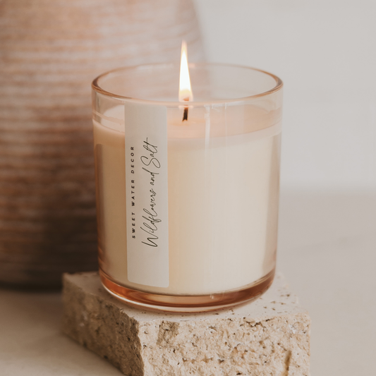 Sweet Water Decor - Wildflowers & Salt 12 oz Candle