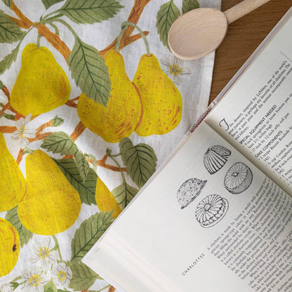 Botanica Paper Co. - PEAR ORCHARD | 100% LINEN TEA TOWEL