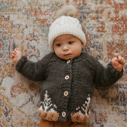 Huggalugs - Forest Loden Cardigan Sweater Baby & Toddler: 2-3T