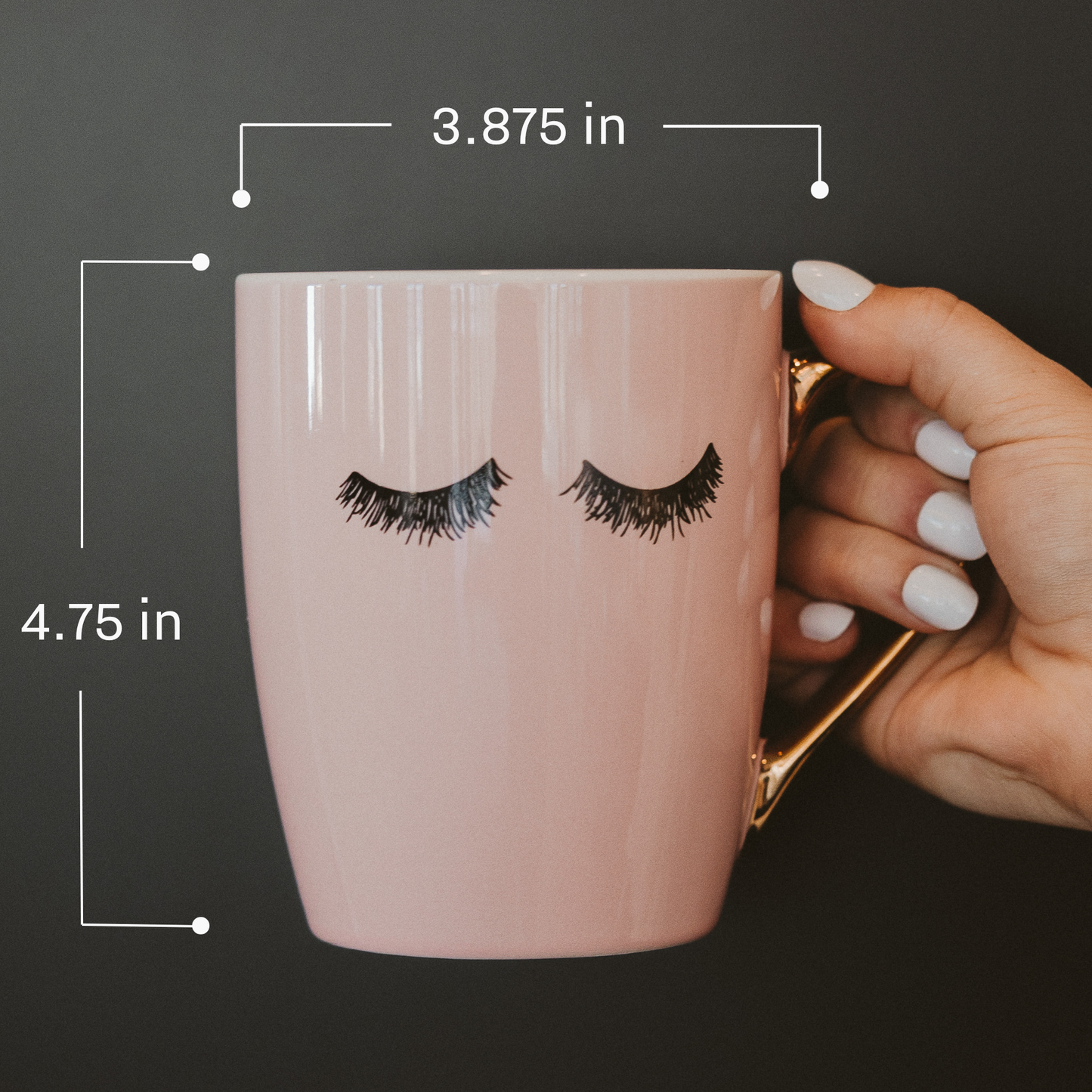 Eyelashes Coffee Mug