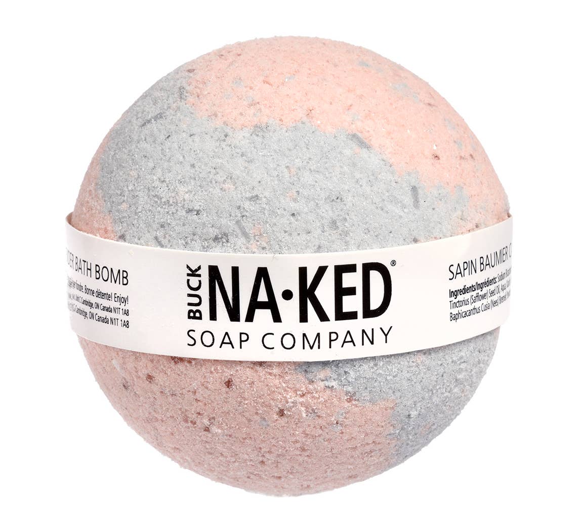 Buck Naked Soap Company - Canadian Balsam Fir + Lavender Bath Bomb