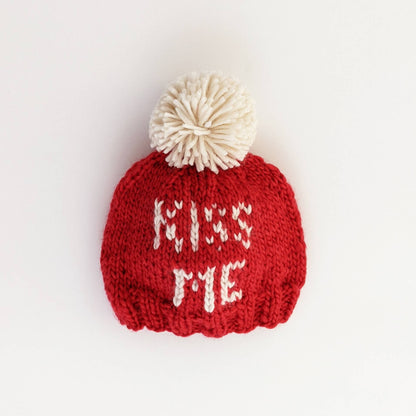 Huggalugs - Kiss Me Valentine Knit Beanie Hat SALE: S (0-6 months)