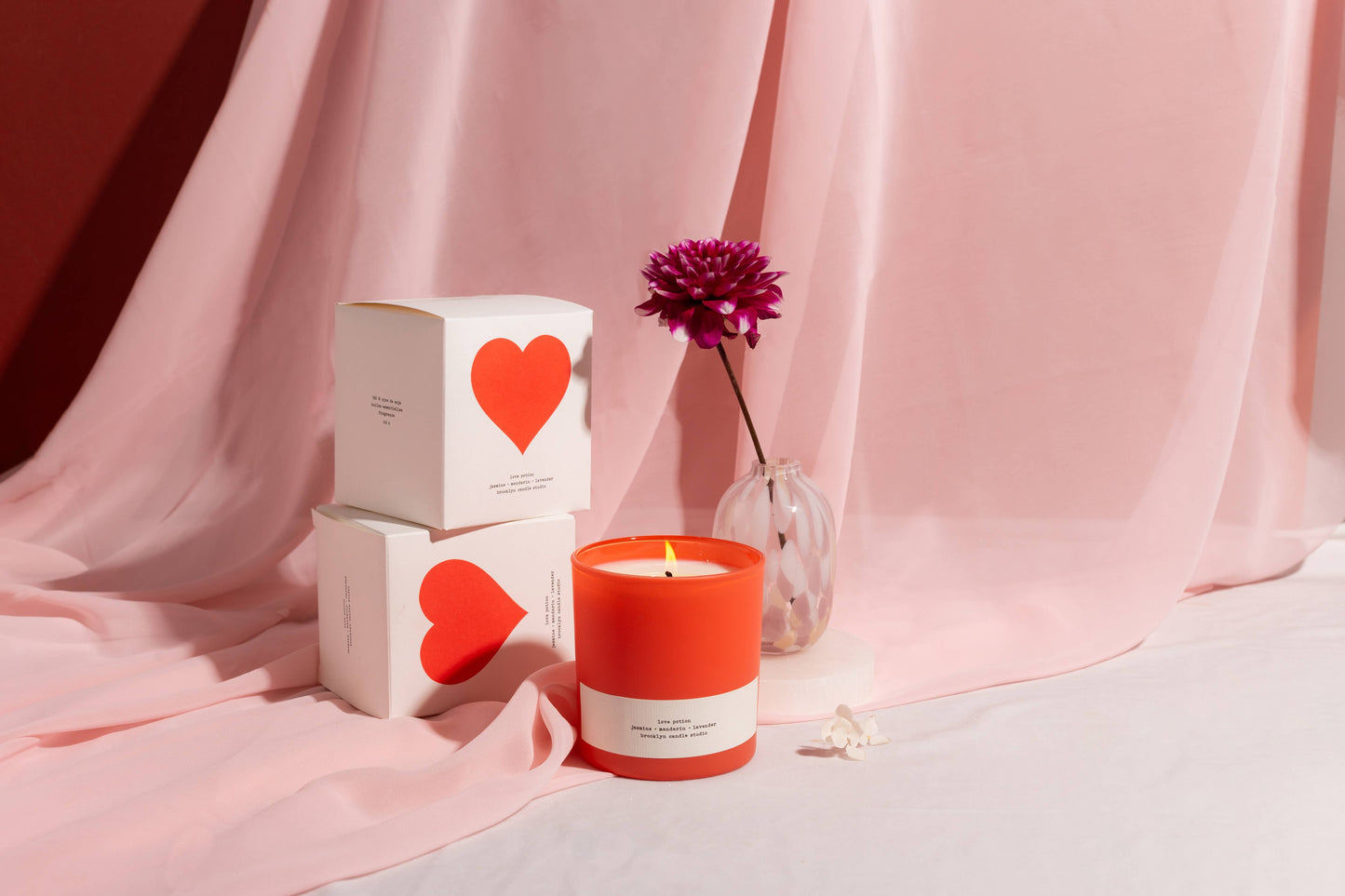 Brooklyn Candle Studio - Love Potion Limited Edition Red Glass Candle