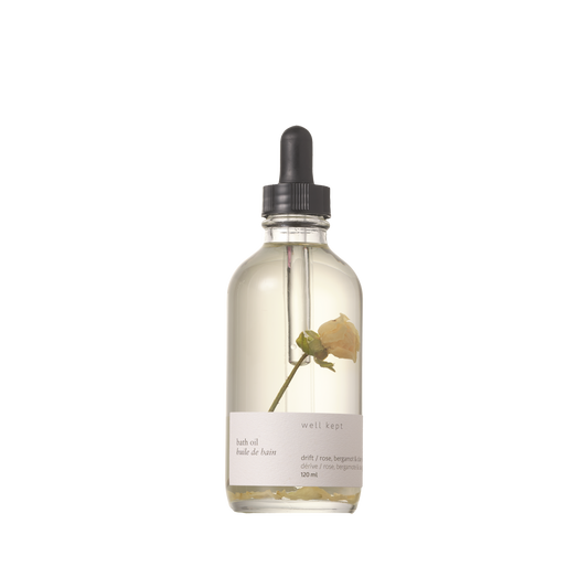 Well Kept - Bath Oil - Bloom (Drift) - 120ml (all-natural, hand-poured)