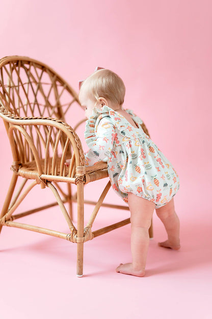 Ollie Jay - Leah Romper in Ornament | Baby Bubble: 0/3m