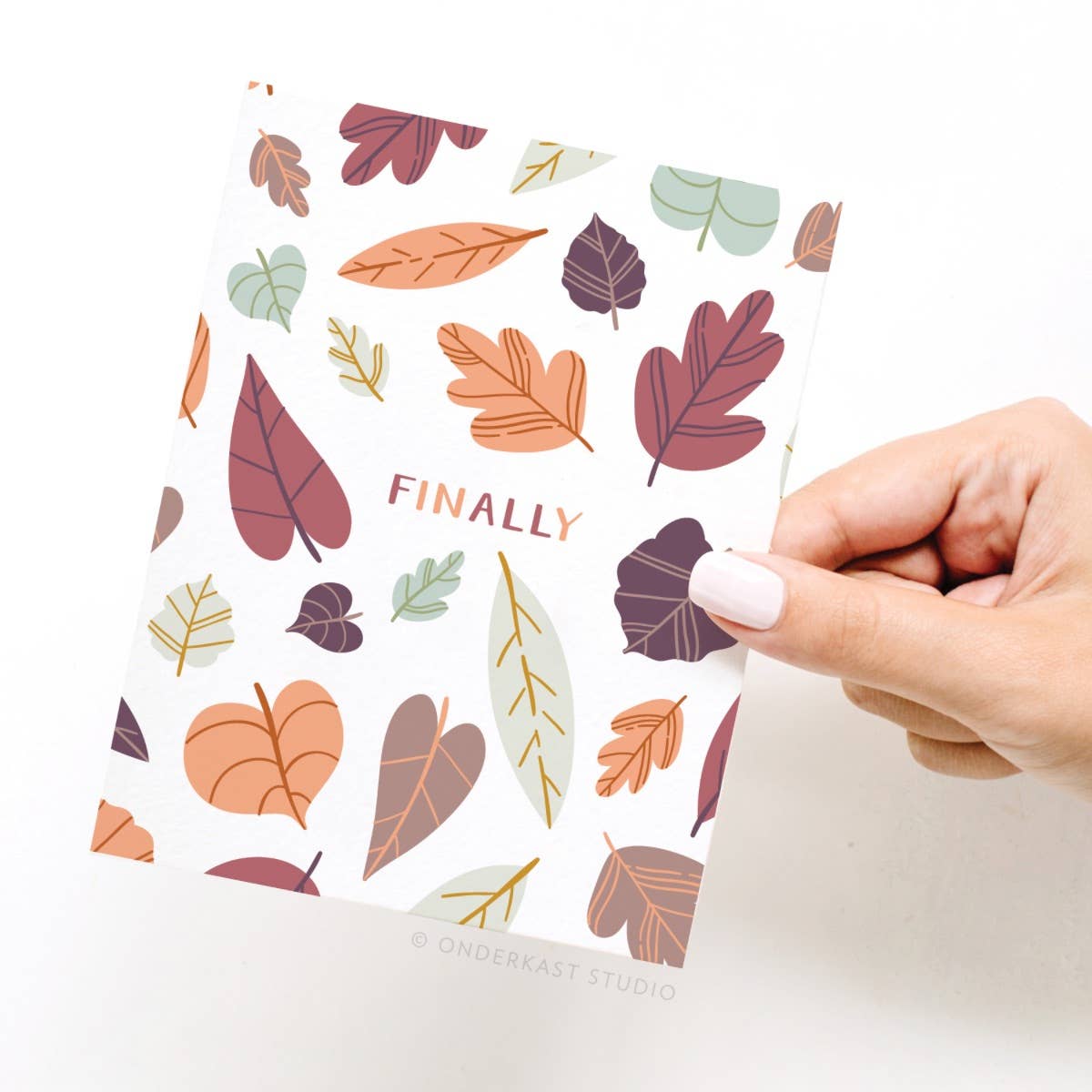 Onderkast Studio - ON SALE – Finally Fall Greeting Card