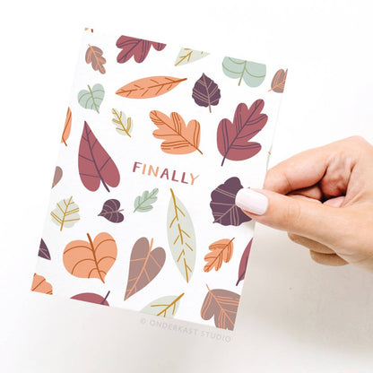 Onderkast Studio - ON SALE – Finally Fall Greeting Card