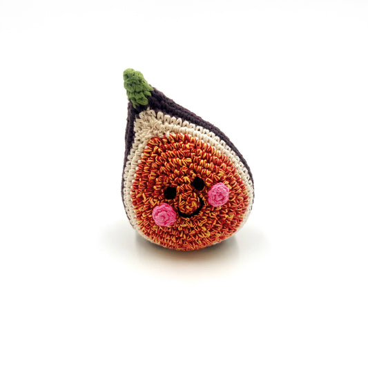 Pebble - Pretend Play Food Rattle -  Fig