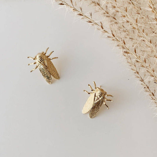 Océanne - Cicada Earring Studs