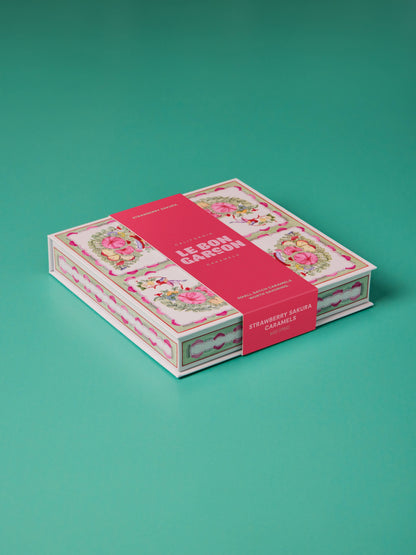 Le Bon Garcon - Strawberry Sakura Caramels 6 oz Gift Box