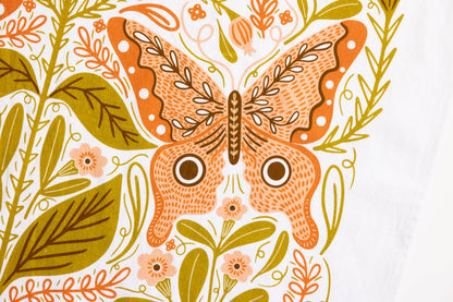 Gingiber - Vintage Butterfly Tea Towel