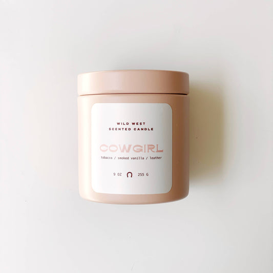 Smelle Scent Co. - Cowgirl Candle, Western Candle, Pink Candle, Coastal Cowgirl