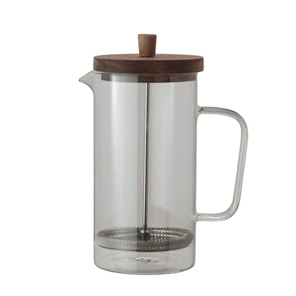 36 oz. French Press Coffee Maker w/ Acacia Wood Lid