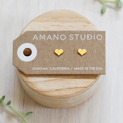 Amano Studio - Heart Studs