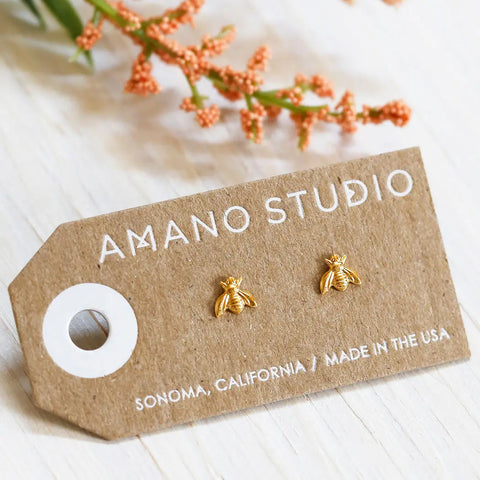 Amano Studio - Gold Honey Bee Studs