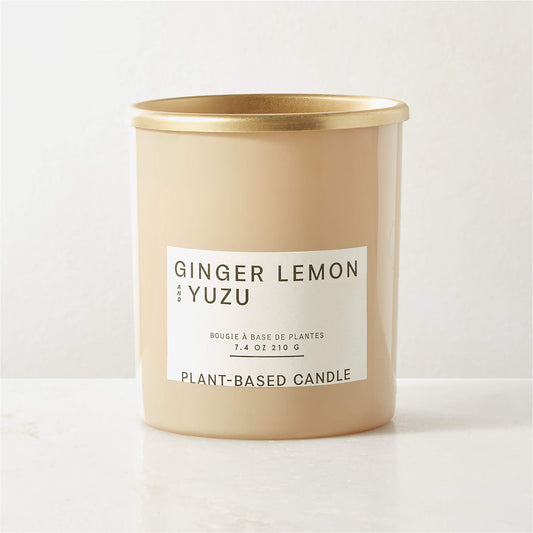 Ginger Lemon & Yuzu Verde Lidded Jar Candle