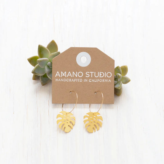 Amano Studio - Monstera Hoops