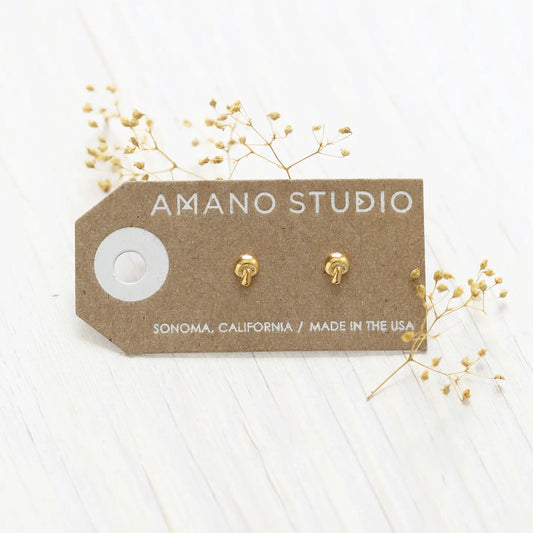 Amano Studio - Tiny Mushroom Stud Earring